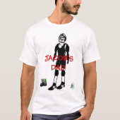 レスリングカスタムパパ漫画 Tシャツ (正面)