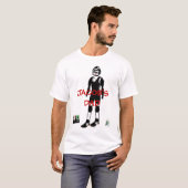 レスリングカスタムパパ漫画 Tシャツ (正面フル)