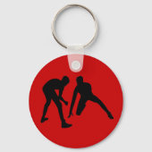 レスリングギフトあなたの名前、チーム、色と年 キーホルダー (裏面)