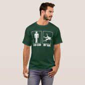 レスリングギフト 面白い レスリングママ 息子 Tシャツ (正面フル)