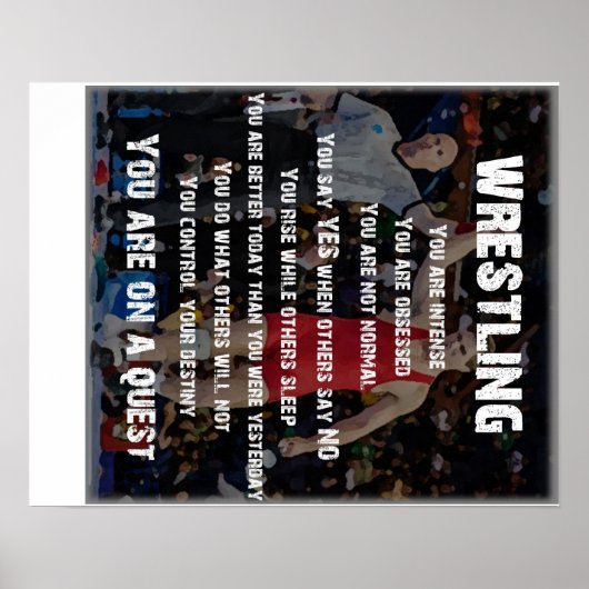 レスリングクエスト ポスター (正面)