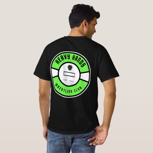 レスリングクラブアイテム Tシャツ (裏面フル)
