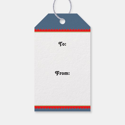 レスリングクリスマスギフトタグ ギフトタグ (裏面)