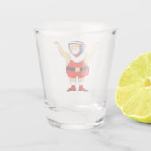 レスリングクリスマス ショットグラス (裏面)