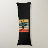 レスリングクールメン誕生日レスリングラブルギフト ボディピロー (正面縦)