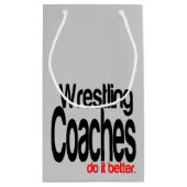 レスリングコーチの方が良い スモールペーパーバッグ (裏面)