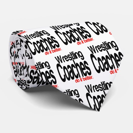 レスリングコーチは良いジョークのネックタイをする ネクタイ (ロール)