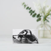 レスリングコーチ名刺 名刺 (スタンド正面)