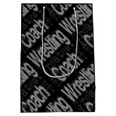 レスリングコーチ超常連 ミディアムペーパーバッグ (裏面)