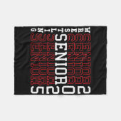 レスリングシニア夜レスリングシニア2025グレードゥ フリースブランケット (正面(横))