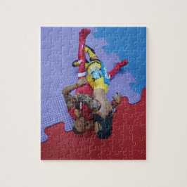 レスリングジグソーパズル ジグソーパズル