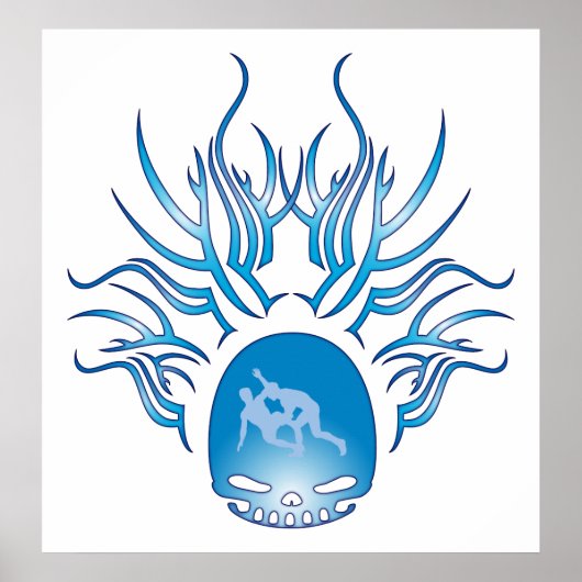 レスリングスカル ポスター (正面)