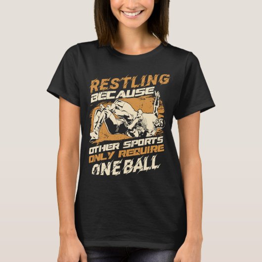 レスリングスポーツコーチトレーナーレスラー Tシャツ (正面)