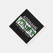 レスリングチームADD文字スクールVarsityレスラー スタンダードカクテルナプキン (角)