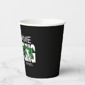 レスリングチームADD文字スクールVarsityレスラー 紙コップ (左)