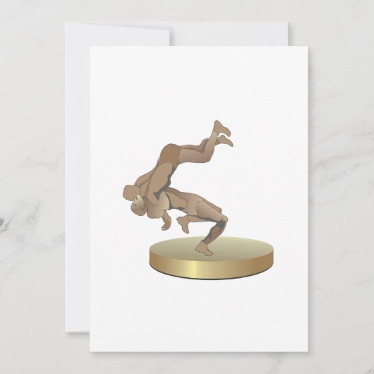 レスリングトロフィー 招待状 (正面)