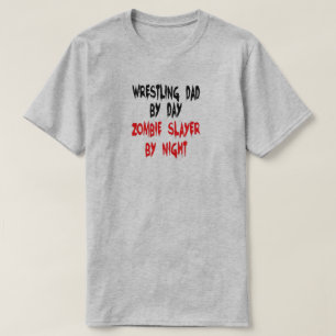 レスリングパパゾンビスレヤージョーク Tシャツ