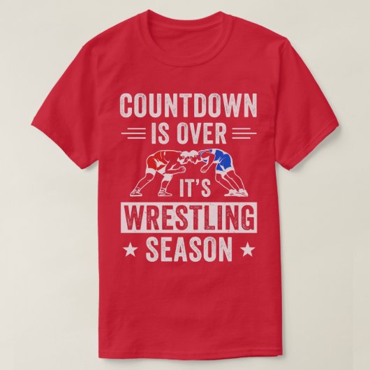 レスリングフおもしろいァンレスリングコーチプロフェッショナルW Tシャツ (デザイン正面)