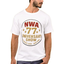 レスリングファンアートTシャインスパイアツ- by NWA 77th A