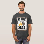 レスリングマザーブリーチヒョウ柄の女の子 Tシャツ (正面フル)