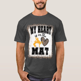 レスリングマザーブリーチヒョウ柄の女の子 Tシャツ