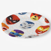 レスリングマスク ペーパープレート (アングル)