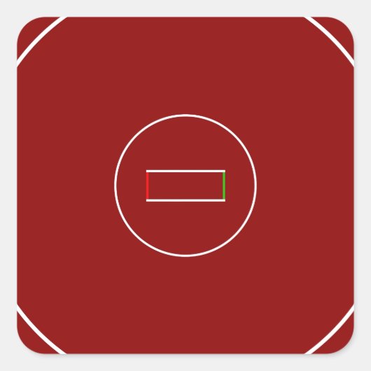 レスリングマット スクエアシール (正面)