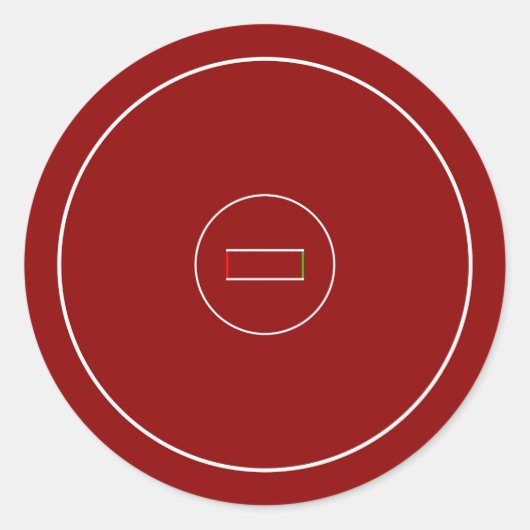 レスリングマット ラウンドシール (正面)