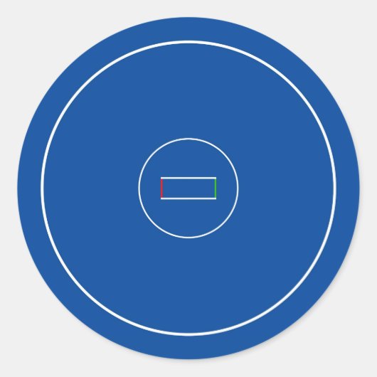 レスリングマット ラウンドシール (正面)