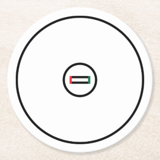 レスリングマット ラウンドペーパーコースター