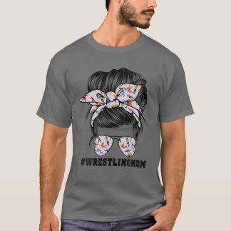レスリングママムメッシーバンスポーツモンライフ Tシャツ