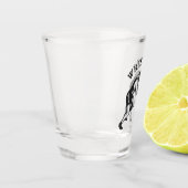 レスリングレスラーデザイン ショットグラス (左)