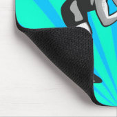 レスリングレスラーデザイン マウスパッド (コーナー)