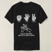 レスリングロック紙はさみアメリカ合衆国ビートすべて Tシャツ (デザイン正面)