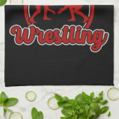 レスリング名の追加Grappleチャンピオンチームプレーヤー キッチンタオル (折り畳み)