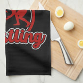 レスリング名の追加Grappleチャンピオンチームプレーヤー キッチンタオル (四つ折り)