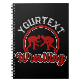 レスリング名の追加Grappleチャンピオンチームプレーヤー ノートブック