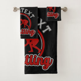 レスリング名の追加Grappleチャンピオンチームプレーヤー バスタオルセット