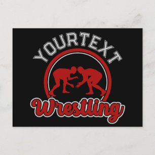 レスリング名の追加Grappleチャンピオンチームプレーヤー ポストカード