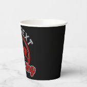 レスリング名の追加Grappleチャンピオンチームプレーヤー 紙コップ (左)