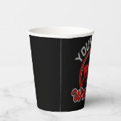 レスリング名の追加Grappleチャンピオンチームプレーヤー 紙コップ (右)