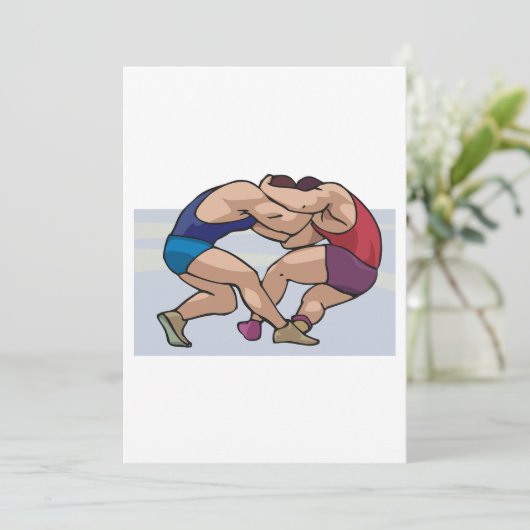 レスリング戦 招待状 (スタンド正面)