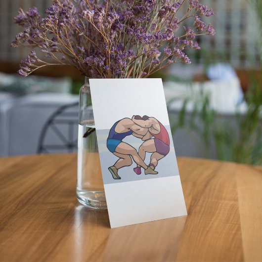 レスリング戦 招待状