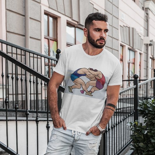 レスリング戦 Tシャツ