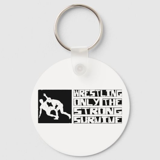 レスリング生き延び キーホルダー (正面)