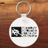 レスリング生き延び キーホルダー (正面)