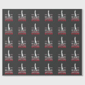 レスリング選手のためのかわいいギフトを苦闘しているレスリング選手 ラッピングペーパー (フラット)