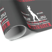 レスリング選手のためのかわいいギフトを苦闘しているレスリング選手 ラッピングペーパー (ロールコーナー)