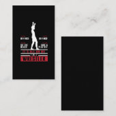 レスリング選手のためのかわいいギフトを苦闘しているレスリング選手 名刺 (正面/裏面)