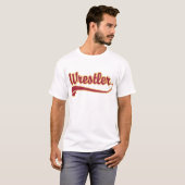 レスリング選手のTシャツ Tシャツ (正面フル)